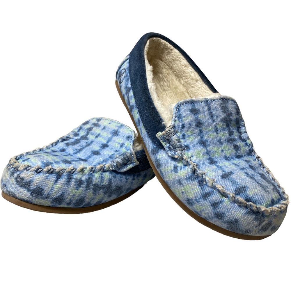 Lands’ End Kids Moccasin Slippers